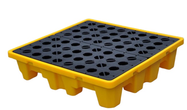 PE Spill Containment Pallet-4 drum Spill pallet